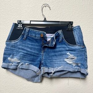 Isabel Maternity by Ingrid & Isabel Blue Jean Shorts